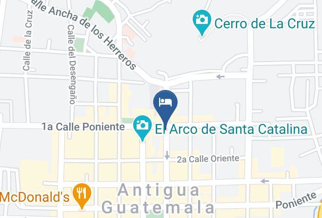 Antigua Guatemala - Chez Juanca Hotel Cafe Maps