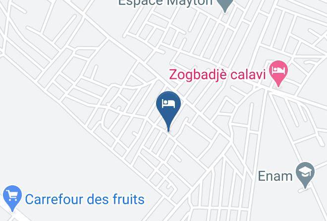 Abomey Calavi - Chez Le Naturaliste Maps