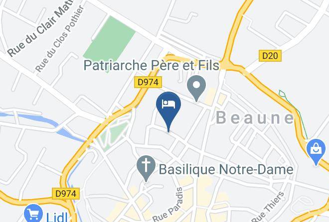 Cote D Or - Hotel Chez Les Fatien Maps