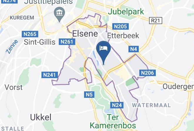 Elsene - Chambre D'hote Chez Marie A Bruxelles Maps