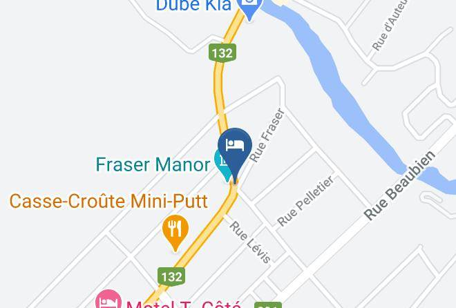Riviere Du Loup Regional County Municipality - Chez Marie Delice Vadeboncoeur Maps