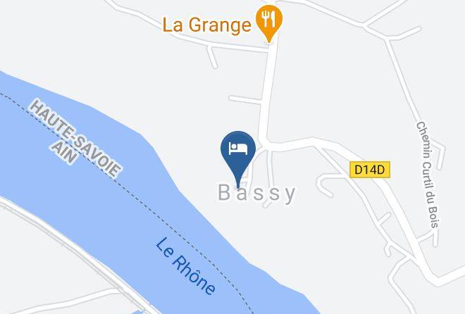 Haute Savoie - Chez Nous B & B Maps