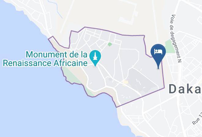 Dakar - Chez Papis Diedhiou Maps