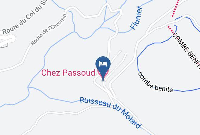 Chez Passoud Map