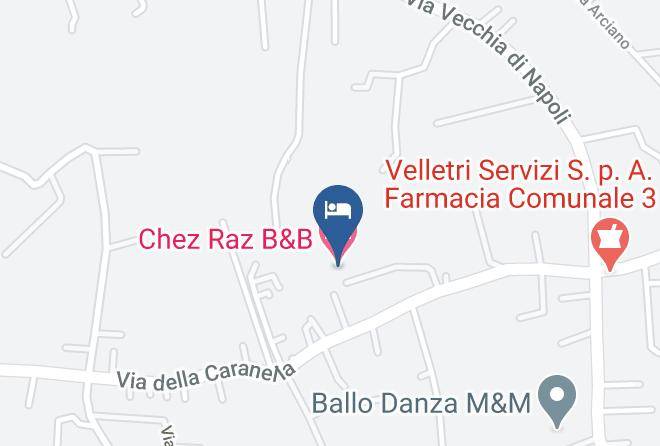 Rome - Chez Raz B&b Maps