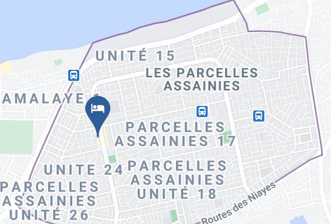 Dakar - Chez Robert Maps