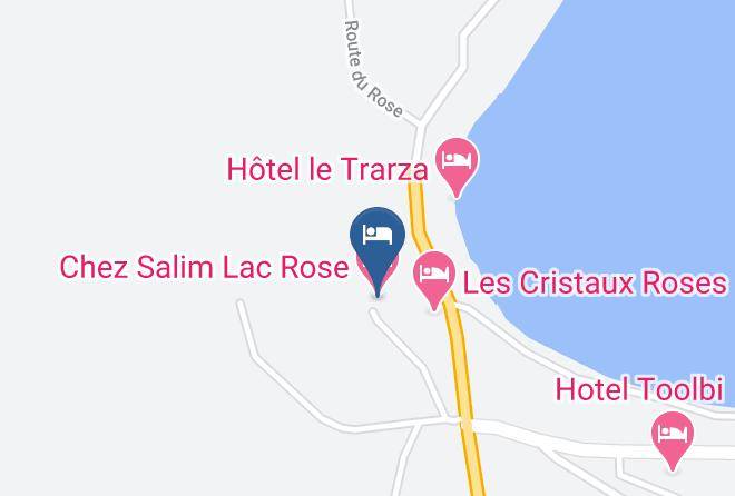 Rufisque - Chez Salim Lac Rose Maps