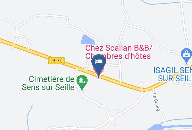 Saone Et Loire - Chez Scallan B&b Chambres D'hotes Maps