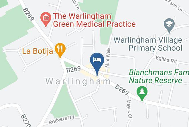 Surrey - Chez Vous Restaurant & Takeaway Maps