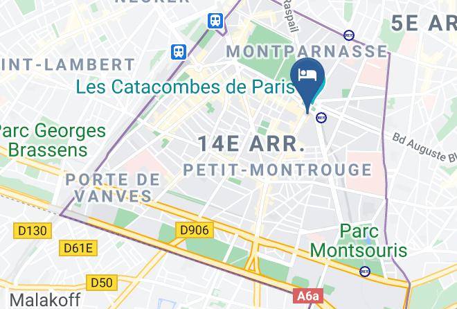 Paris - Chez Yves Denfert Rochereau Maps