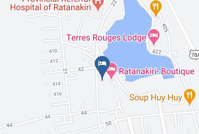 Ban Lung Town - Chheng Lok Hotel Maps