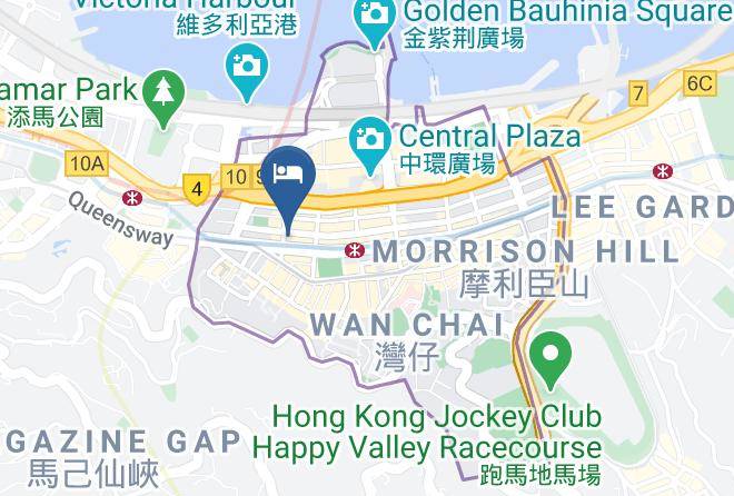 Central Western District - Kew Green Hotel Wanchai Hong Kong Maps