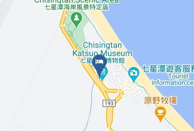 Chi Shing Hai Mapa - Taiwan - Hualiennty