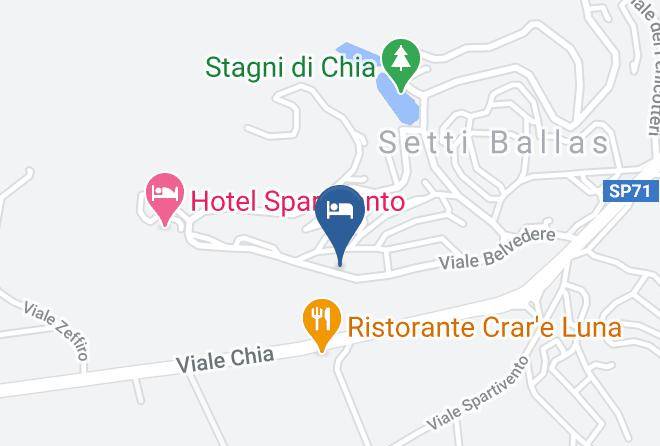 Province Of South Sardinia - Chia Homes Maps