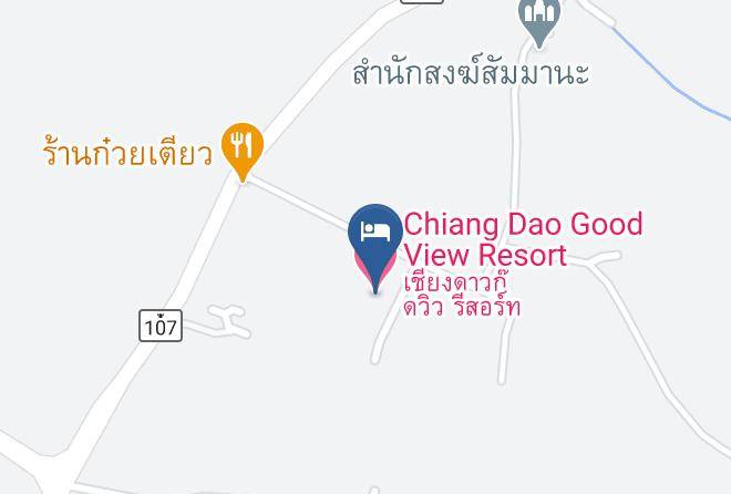 Amphoe Chiang Dao - Chiang Dao Good View Resort Maps