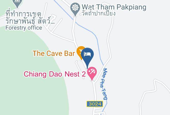 Amphoe Chiang Dao - Chiang Dao Hut Maps