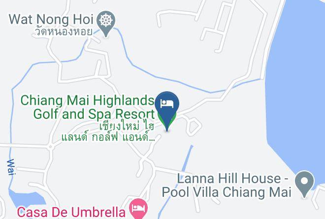 Amphoe Mae On - Chiang Mai Highlands Golf And Spa Resort Maps
