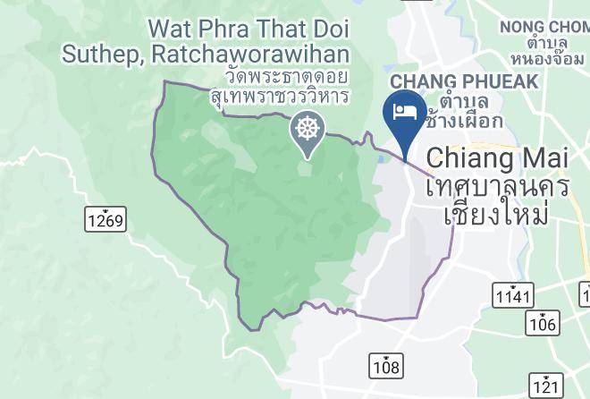 Amphoe Mueang Chiang Mai - Chiang Mai Phucome Hotel Maps