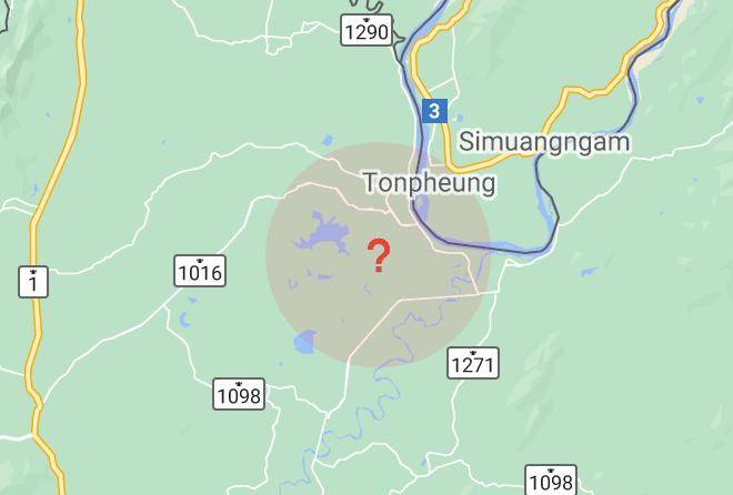 Amphoe Chiang Saen - Chiang Saen Lake Hill Resort Maps