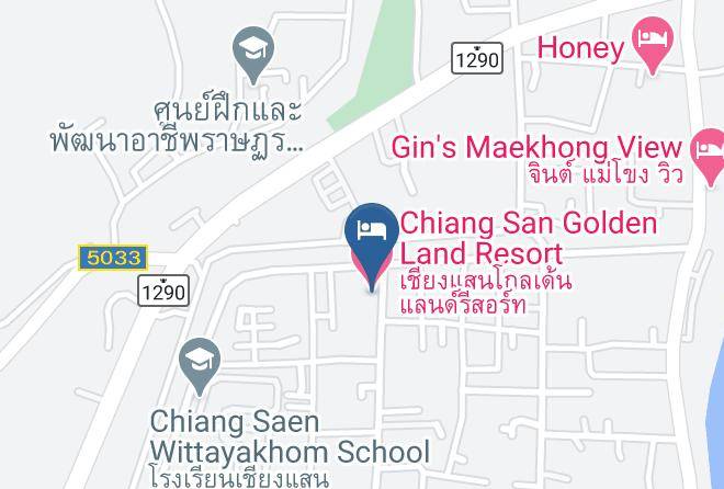 Amphoe Chiang Saen - Chiang San Golden Land Resort Maps