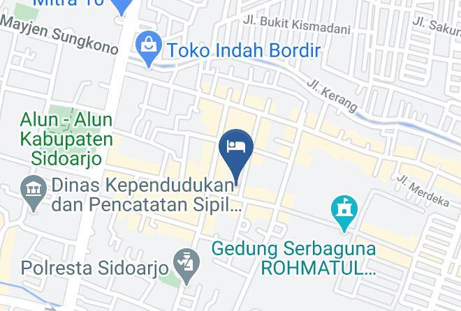 Sidoarjo Regency - Chiaro Hotel And Cafe Maps