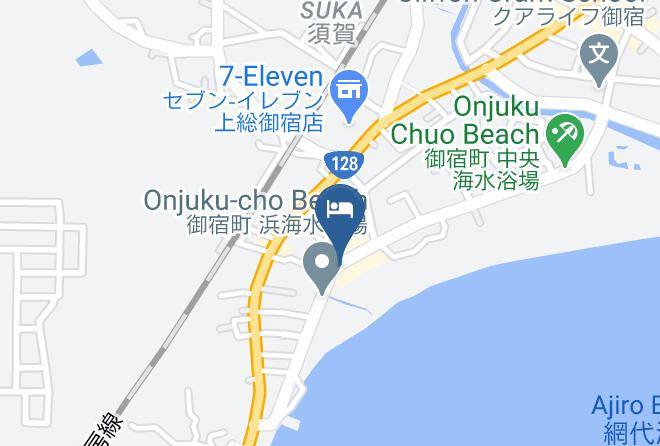 Chiba Onjuku Beach Sayan Terrace Map