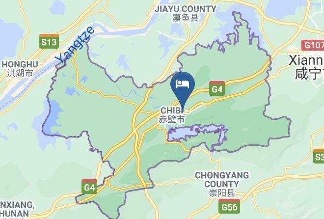 Xianning - Chibi Huiguan Boutique Hotel Maps