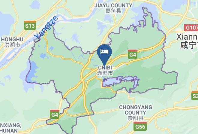 Xianning - Chibi Xianning Yalong Bay Business Hotel Maps