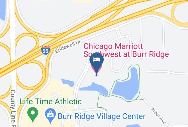 Cook - Chicago Marriott Southwest At Burr Ridge Maps