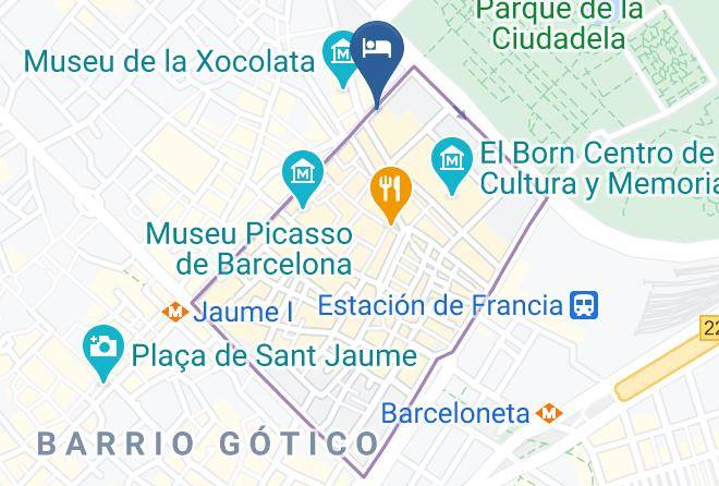 Barcelona - Chic&basic Born Boutique Hotel Maps