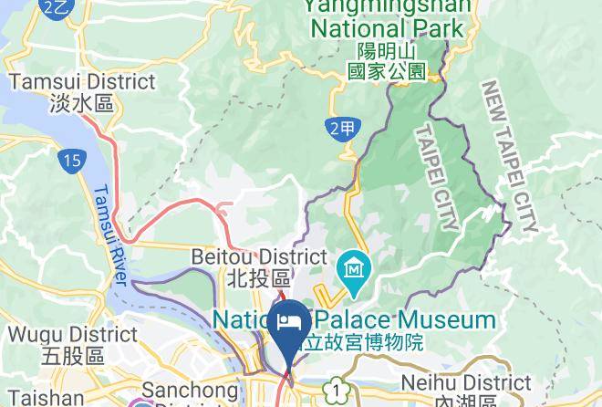 T Aipei Shih Lin District - Chientan Youth Activity Center Maps