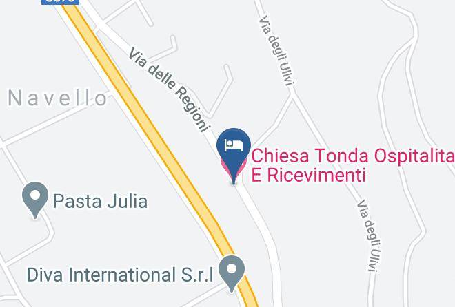 Perugia - Chiesa Tonda Ospitalita E Ricevimenti Maps
