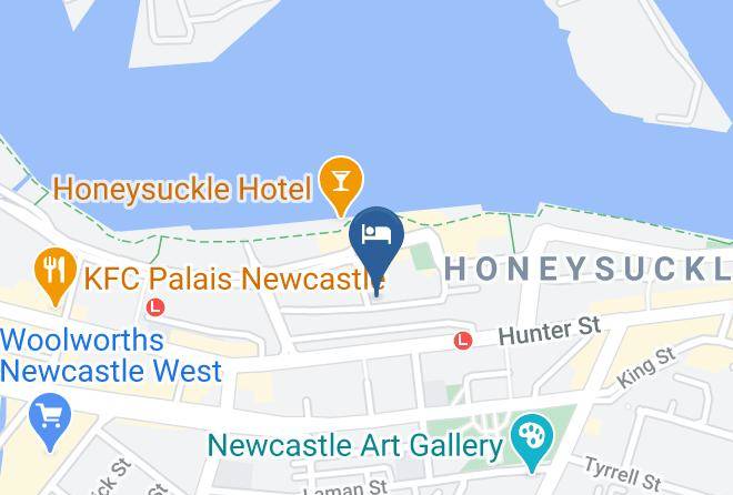 Newcastle - Chifley Apartments Newcastle Maps