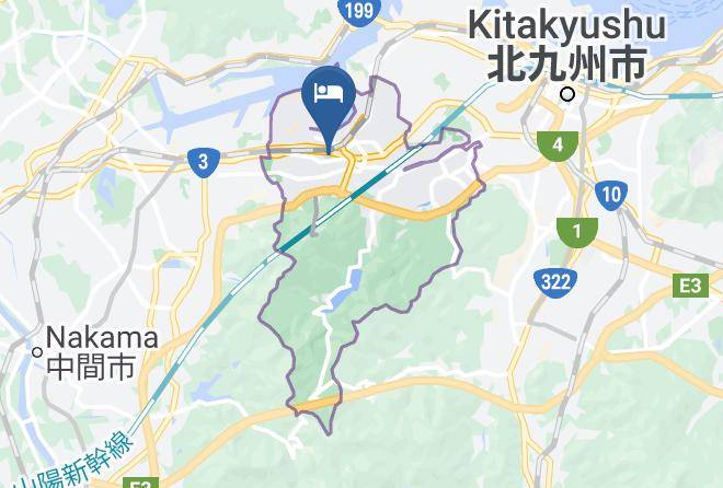 Kitakyushu City Yahatahigashi Ward - Chigusa Hotel Maps
