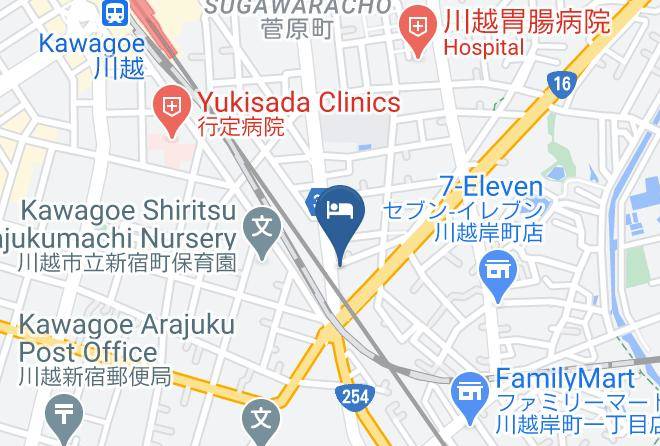 Kawagoe City - Kawagoe Business Hotel Maps