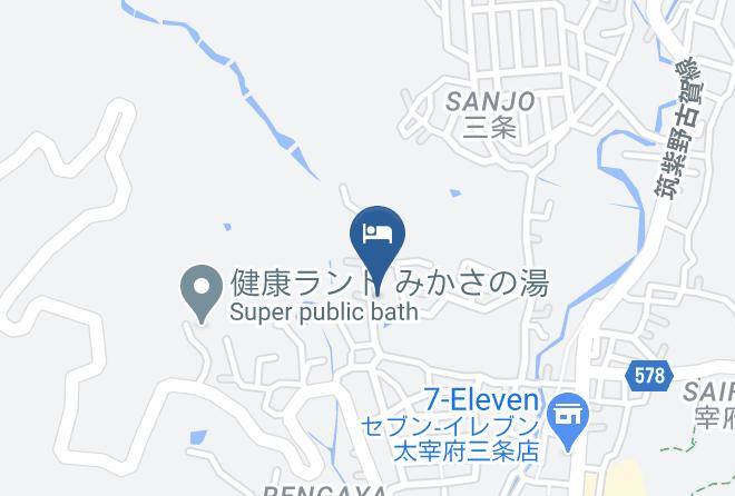 Dazaifu City - Chikugogawa Hot Spring Maps