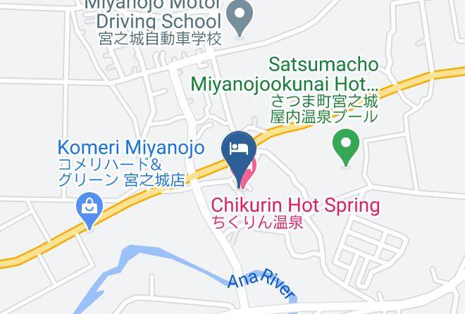 Chikurin Hot Spring Map