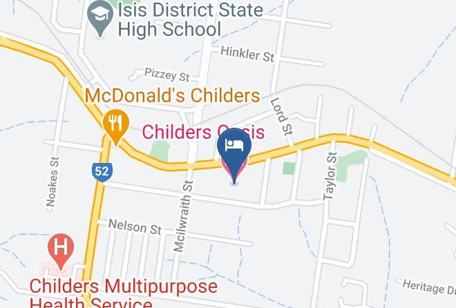 Bundaberg - Childers Oasis Motel Maps