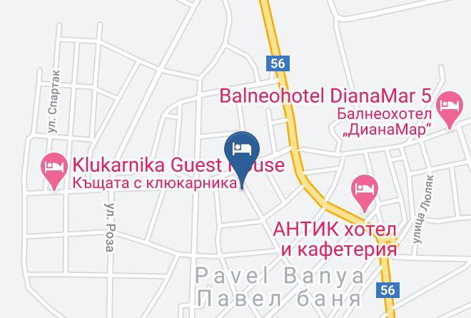 Pavel Banya - Chilingirovata Ashta Pavel Banya Maps