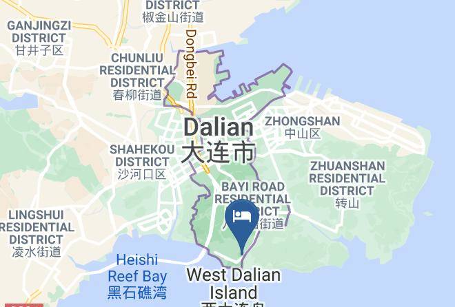 Dalian - China Coal Miner Dalian Sanatoriun Hotel Maps
