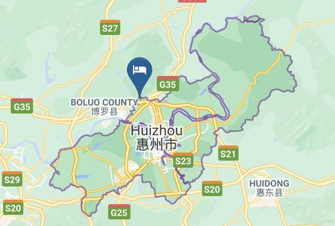 China Overseas Hot Spring Hotel Map