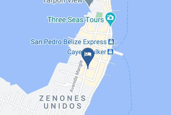 Belize - China Town Hotel Maps