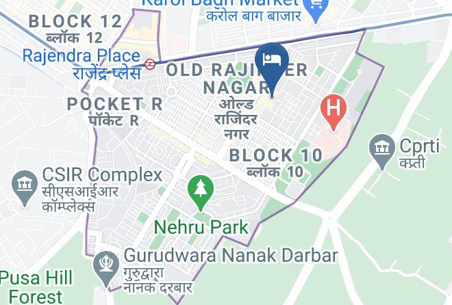 New Delhi - Chinar Hunsun Hotel Maps