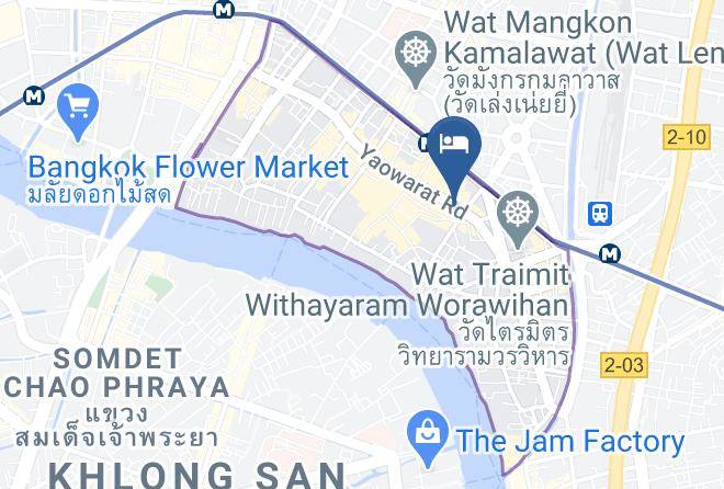 Samphanthawong District - Chinatown Hotel Maps