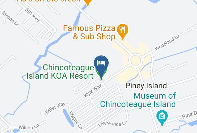 Accomack - Chincoteague Island Koa Resort Maps