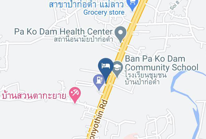 Amphoe Mae Lao - Chinda Resort Maps