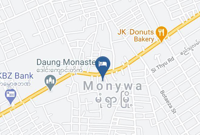 Monywa - Chindwinqueen Hotel Maps