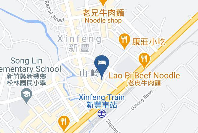 Hsinchunty - Ching Yeh Hotel Maps