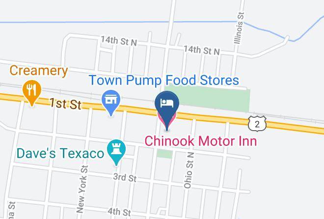 Blaine - Chinook Motor Inn Maps
