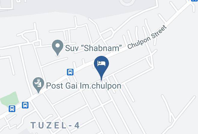 Tashkent - Chinor Garden Hotel Maps